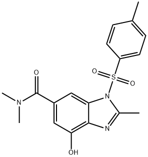 4-hydroxy-N,N,2-trimethyl-1-tosyl I H-benzo[ d]imidazole-6-carboxamide