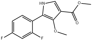 methyl 5-(2,4-difluorophenyl)-4-methoxy-1H-pyrrole-3-carboxylate